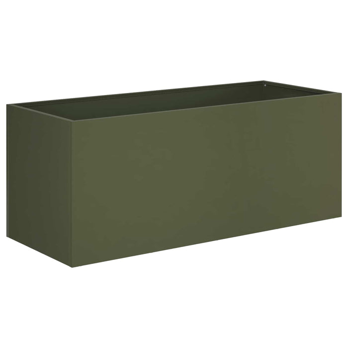Vază pentru Grădină 2 buc. Verde măsliniu 80 x 40 x 40 cm - WALTI WALTI