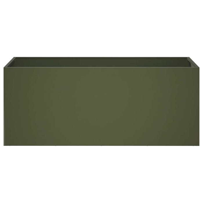 Vază pentru Grădină 2 buc. Verde măsliniu 80 x 40 x 40 cm - WALTI WALTI