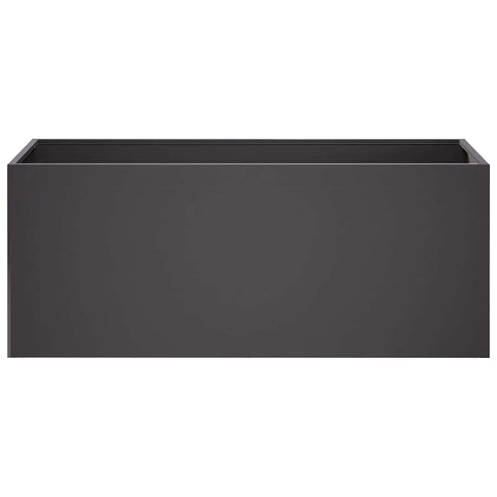 Vază pentru Grădină 2 buc. Negru 100 x 40 x 40 cm WALTI