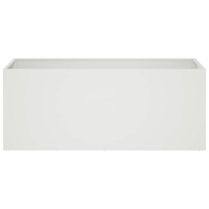 Vază pentru Grădină 2 buc. Alb 100 x 40 x 40 cm WALTI