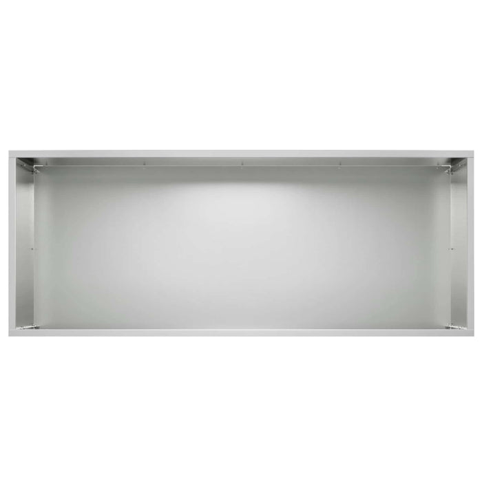 Vază pentru Grădină 2 buc. Argintiu 100 x 40 x 40 cm WALTI