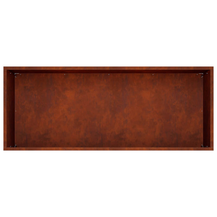 Vază pentru Grădină Ruginit 100 x 40 x 40 cm WALTI