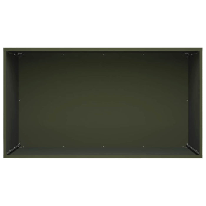 Vază pentru Grădină 2 buc. Verde măsliniu 80 x 50 x 50 cm WALTI