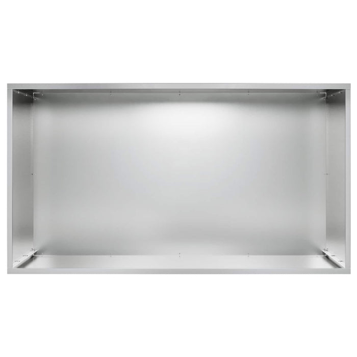 Vază pentru Grădină Argintiu 100 x 50 x 50 cm Oțel Galvanizat WALTI