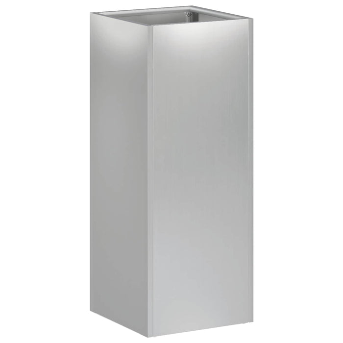 Vază pentru Grădină Argintiu 20 x 20 x 40 cm Oțel Galvanizat WALTI