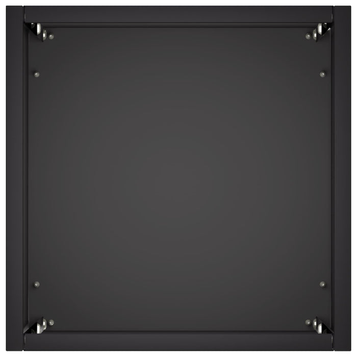 Vază pentru Grădină 2 buc. Negru 20 x 20 x 50 cm WALTI