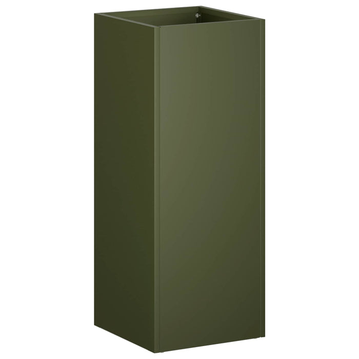 Vază pentru Grădină 2 buc. Verde măsliniu 20 x 20 x 50 cm WALTI