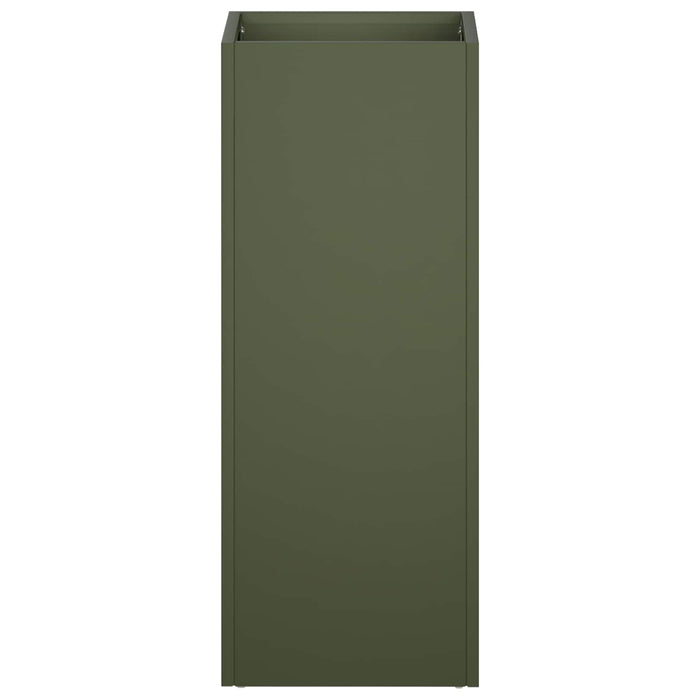 Vază pentru Grădină 2 buc. Verde măsliniu 20 x 20 x 50 cm WALTI