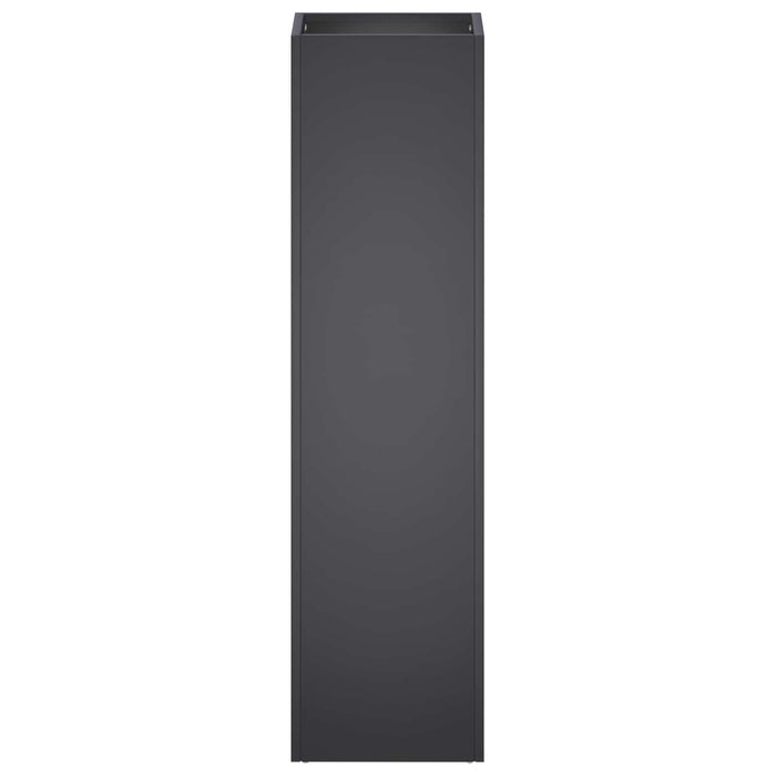 Vază pentru Grădină 2 buc. Negru 20 x 20 x 75 cm WALTI
