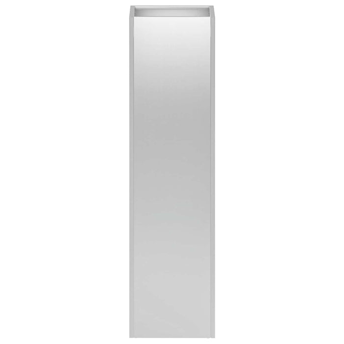 Vază pentru Grădină Argintiu 20 x 20 x 75 cm Oțel Galvanizat WALTI