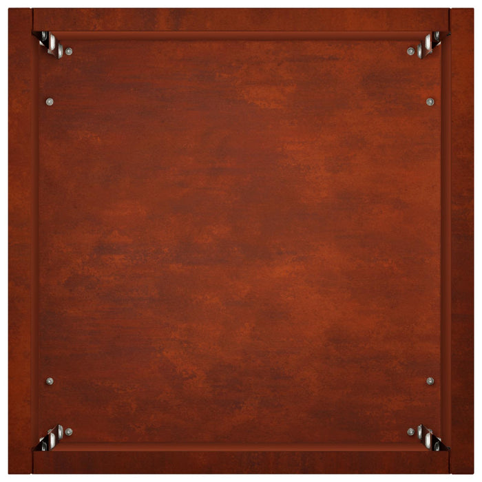 Vază pentru Grădină Ruginit 20 x 20 x 75 cm WALTI