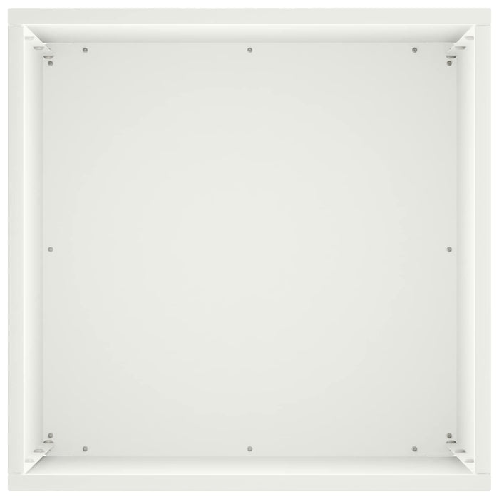 Vază pentru Grădină Alb 30 x 30 x 40 cm Oțel laminat la rece WALTI