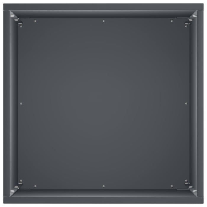 Vază pentru Grădină 2 buc. Antracit 30 x 30 x 50 cm WALTI