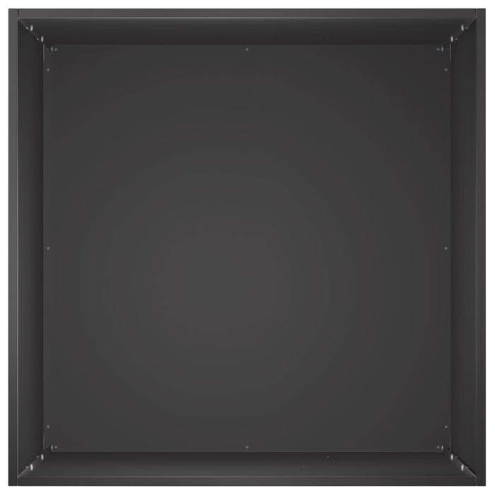 Vază pentru Grădină 2 buc. Negru 40 x 40 x 75 cm - WALTI WALTI
