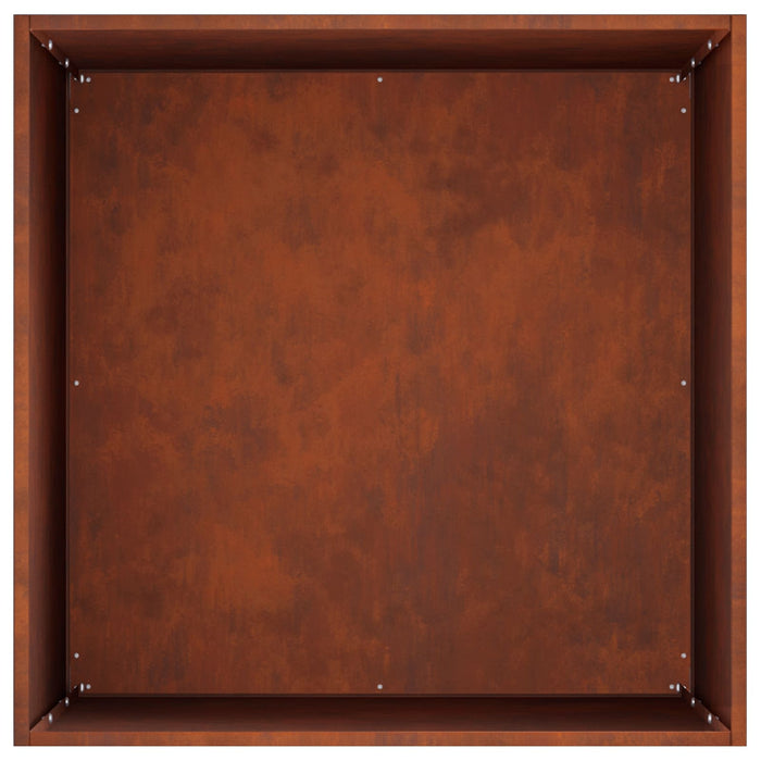 Vază pentru Grădină 2 buc. Ruginit 40 x 40 x 75 cm - WALTI WALTI