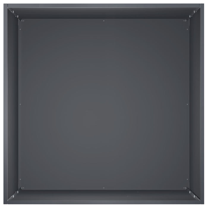 Vază pentru Grădină 2 buc. Antracit 50 x 50 x 75 cm WALTI