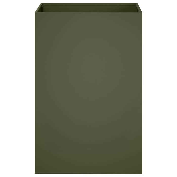 Vază pentru Grădină 2 buc. Verde măsliniu 50 x 50 x 75 cm - WALTI WALTI
