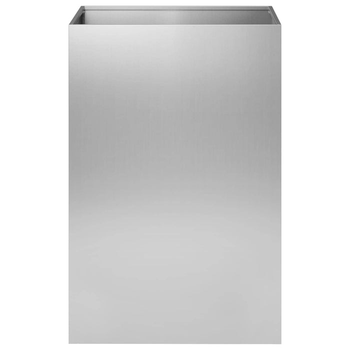 Vază pentru Grădină Argintiu 50 x 50 x 75 cm Oțel Galvanizat - WALTI WALTI
