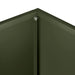 Vază pentru Grădină 2 buc. Verde măsliniu 40 x 20 x 40 cm - WALTI WALTI