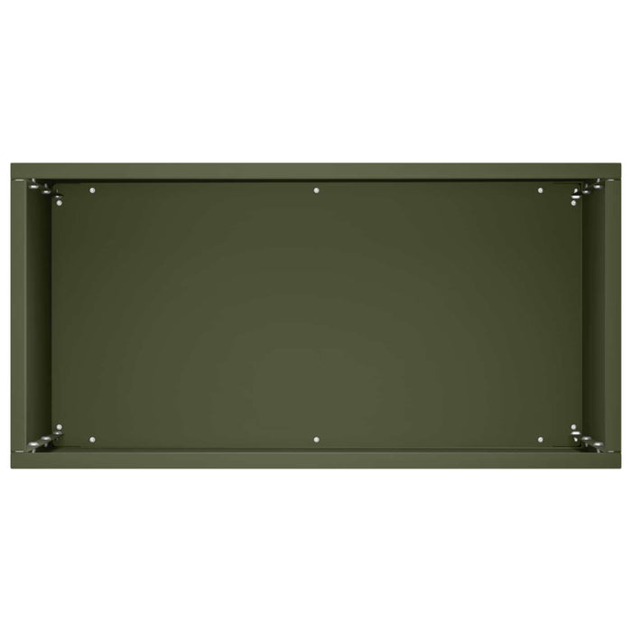 Vază pentru Grădină 2 buc. Verde măsliniu 40 x 20 x 40 cm - WALTI WALTI