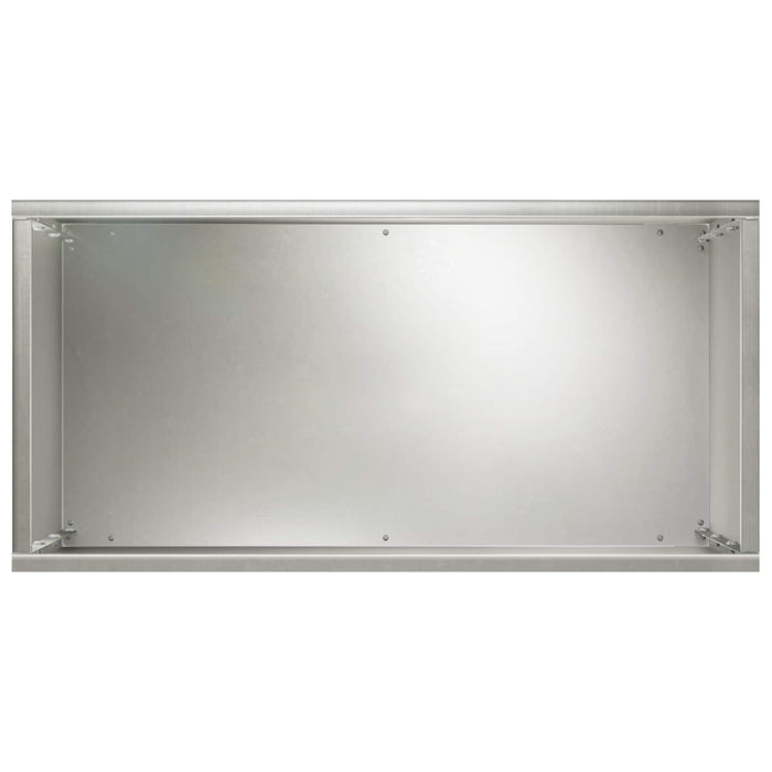 Vază pentru Grădină Argintiu 40 x 20 x 40 cm Oţel inoxidabil - WALTI WALTI