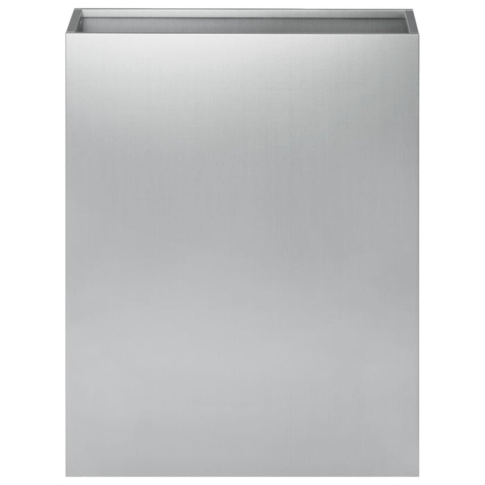 Vază pentru Grădină Argintiu 40 x 20 x 40 cm Oțel Galvanizat - WALTI WALTI