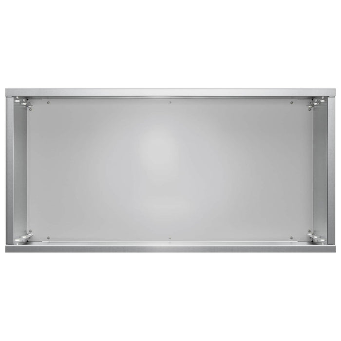 Vază pentru Grădină Argintiu 40 x 20 x 40 cm Oțel Galvanizat - WALTI WALTI