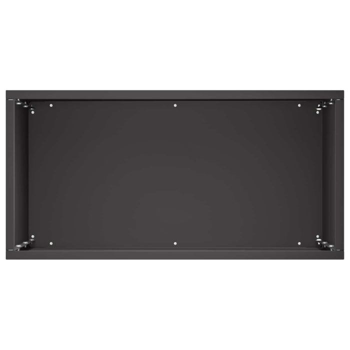 Vază pentru Grădină 2 buc. Negru 40 x 20 x 50 cm - WALTI WALTI