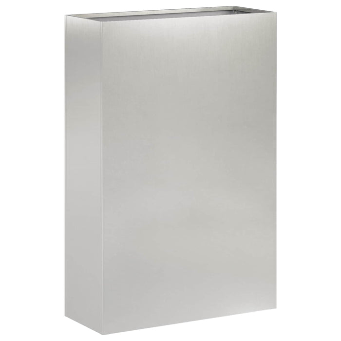 Vază pentru Grădină Argintiu 40 x 20 x 75 cm Oţel inoxidabil - WALTI WALTI