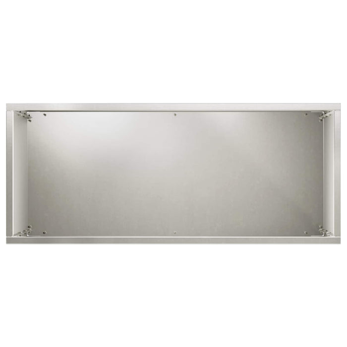 Vază pentru Grădină Argintiu 40 x 20 x 75 cm Oţel inoxidabil - WALTI WALTI