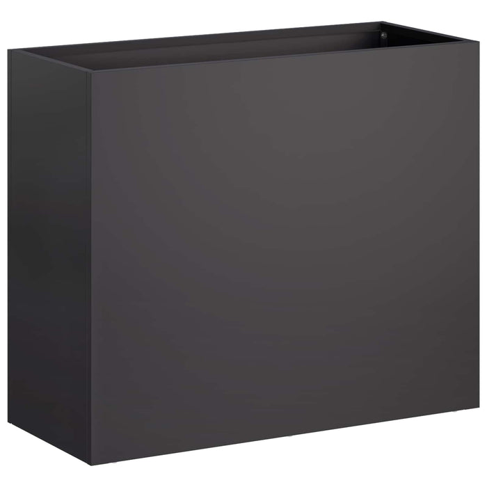 Vază pentru Grădină 2 buc. Negru 50 x 20 x 40 cm WALTI