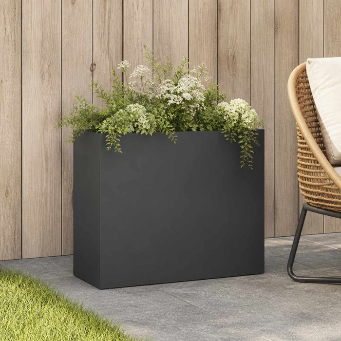 Vază pentru Grădină Antracit 50 x 20 x 40 cm WALTI