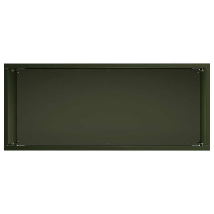 Vază pentru Grădină 2 buc. Verde măsliniu 50 x 20 x 40 cm WALTI