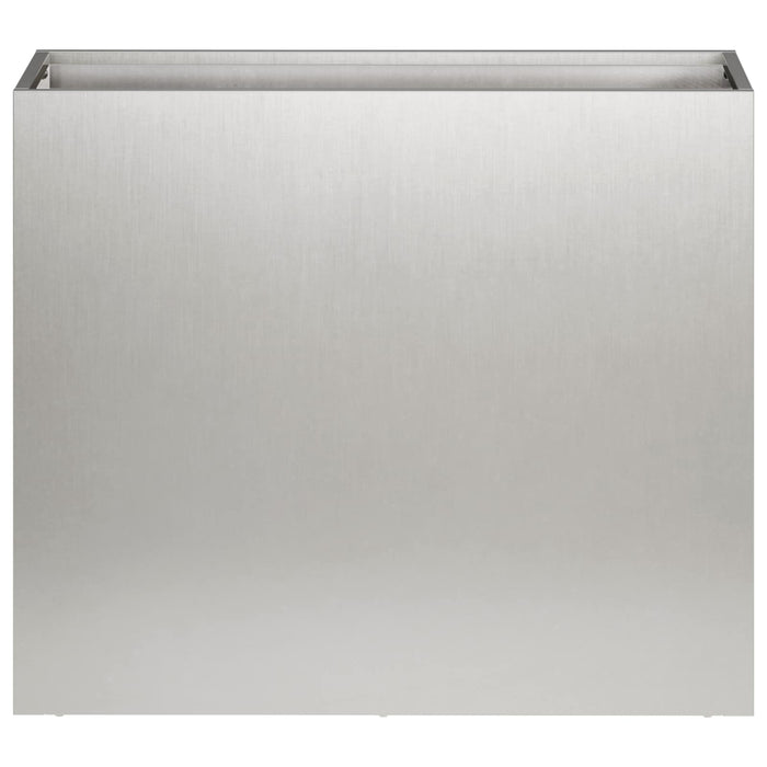Vază pentru Grădină Argintiu 50 x 20 x 40 cm Oţel inoxidabil WALTI
