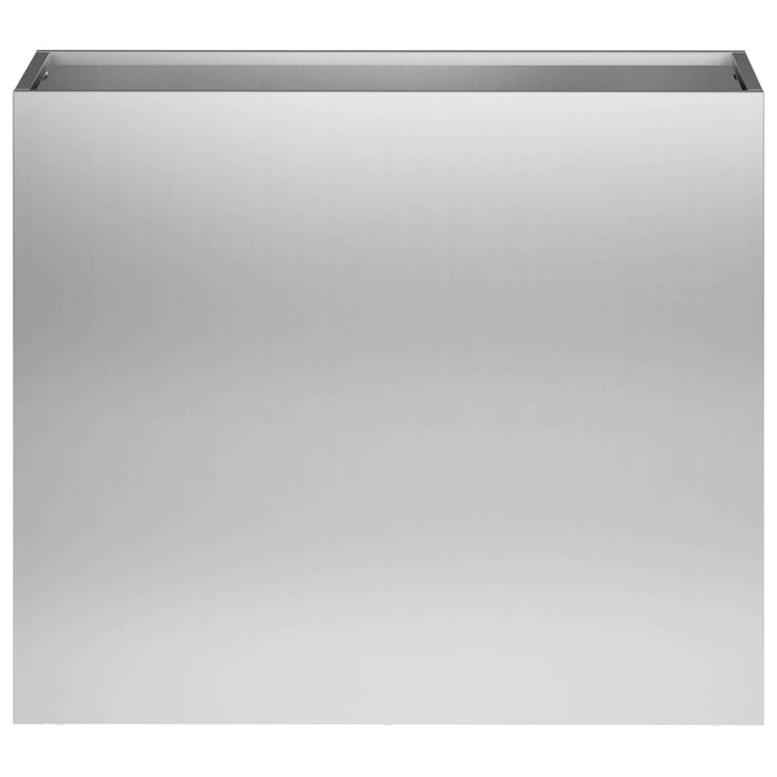 Vază pentru Grădină Argintiu 50 x 20 x 40 cm Oțel Galvanizat WALTI