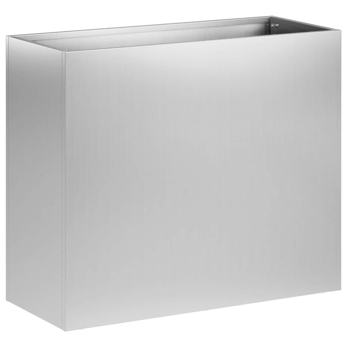 Vază pentru Grădină 2 buc. Argintiu 50 x 20 x 40 cm WALTI