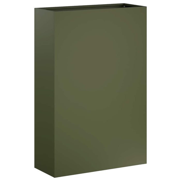 Vază pentru Grădină 2 buc. Verde măsliniu 50 x 20 x 75 cm WALTI