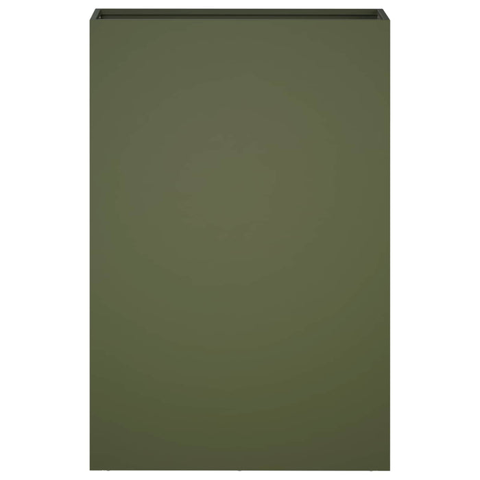 Vază pentru Grădină 2 buc. Verde măsliniu 50 x 20 x 75 cm WALTI
