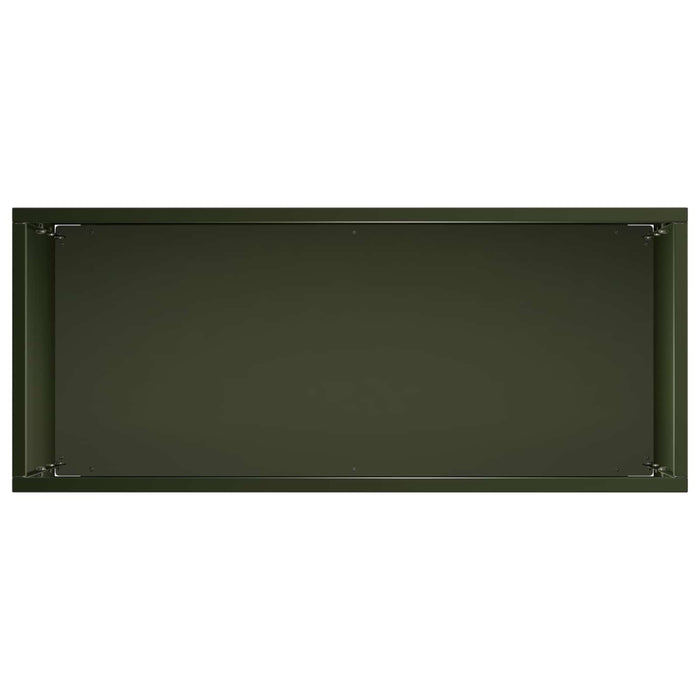Vază pentru Grădină 2 buc. Verde măsliniu 50 x 20 x 75 cm WALTI