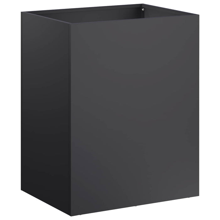 Vază pentru Grădină 2 buc. Negru 40 x 30 x 40 cm WALTI