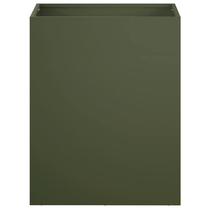 Vază pentru Grădină 2 buc. Verde măsliniu 40 x 30 x 40 cm WALTI