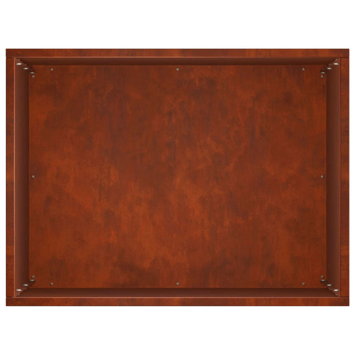 Vază pentru Grădină 2 buc. Ruginit 40 x 30 x 40 cm WALTI