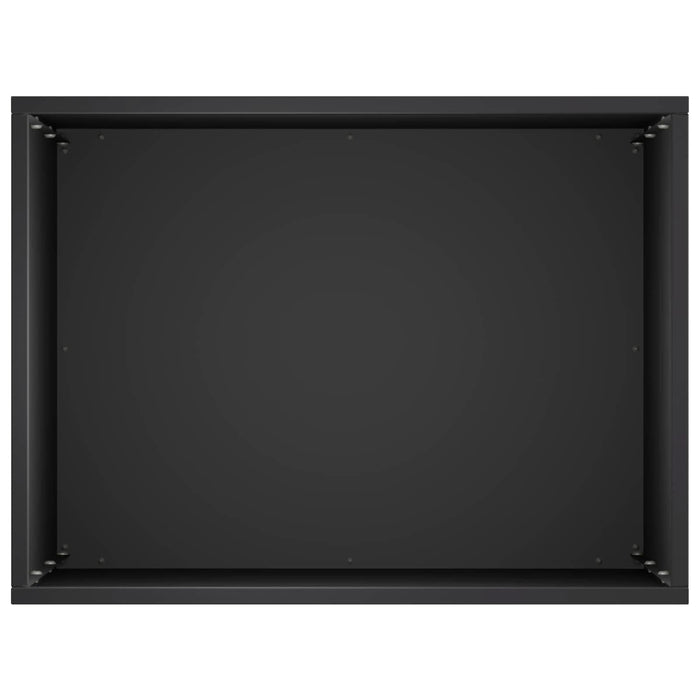 Vază pentru Grădină Negru 40 x 30 x 50 cm Oțel laminat la rece WALTI