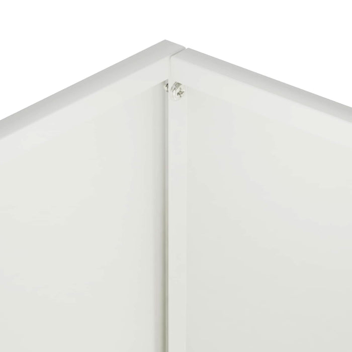 Vază pentru Grădină Alb 40 x 30 x 50 cm Oțel laminat la rece WALTI