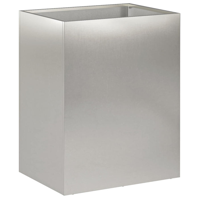 Vază pentru Grădină Argintiu 40 x 30 x 50 cm Oţel inoxidabil WALTI