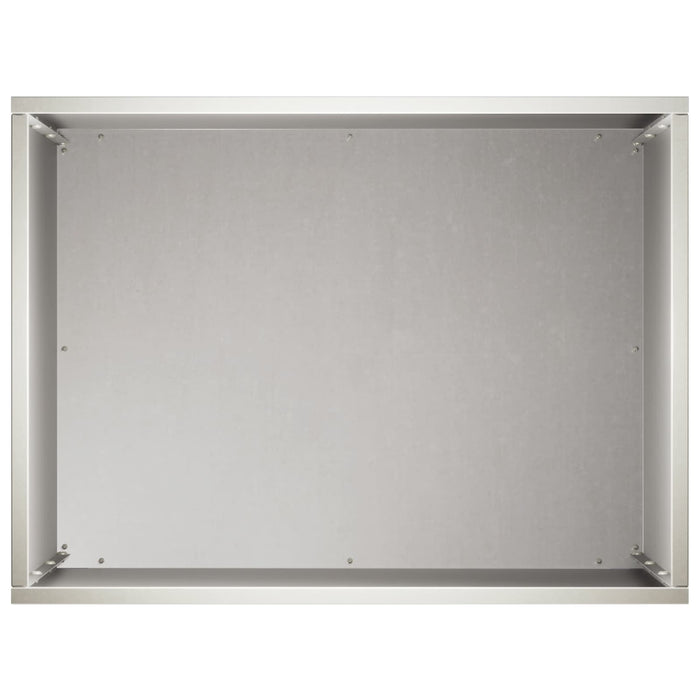 Vază pentru Grădină Argintiu 40 x 30 x 50 cm Oţel inoxidabil WALTI