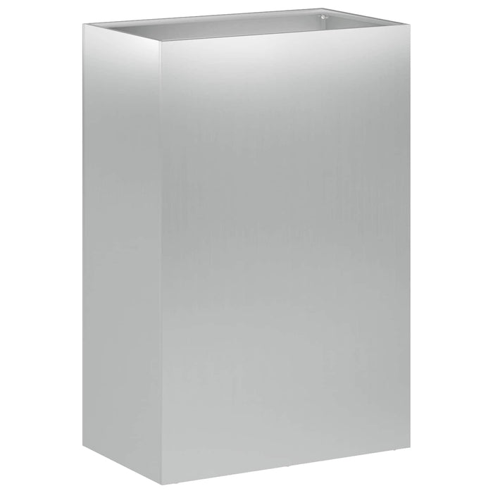 Vază pentru Grădină Argintiu 40 x 30 x 75 cm Oțel Galvanizat WALTI