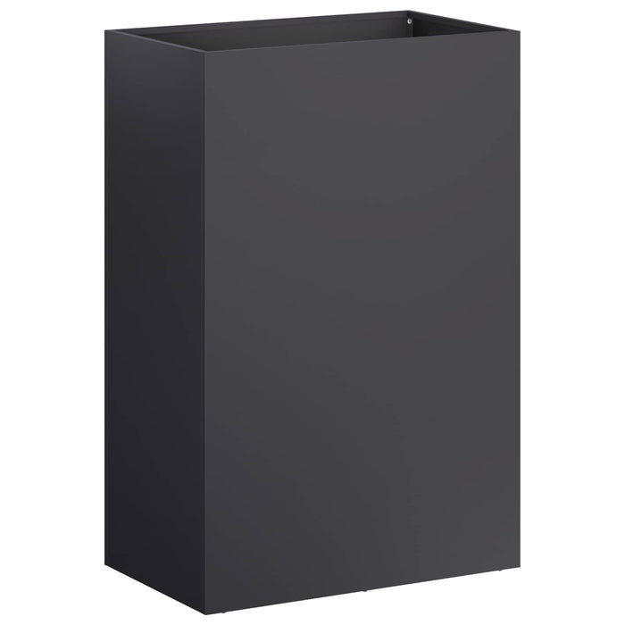 Vază pentru Grădină Negru 50 x 30 x 75 cm Oțel laminat la rece - WALTI WALTI