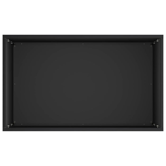 Vază pentru Grădină Negru 50 x 30 x 75 cm Oțel laminat la rece - WALTI WALTI