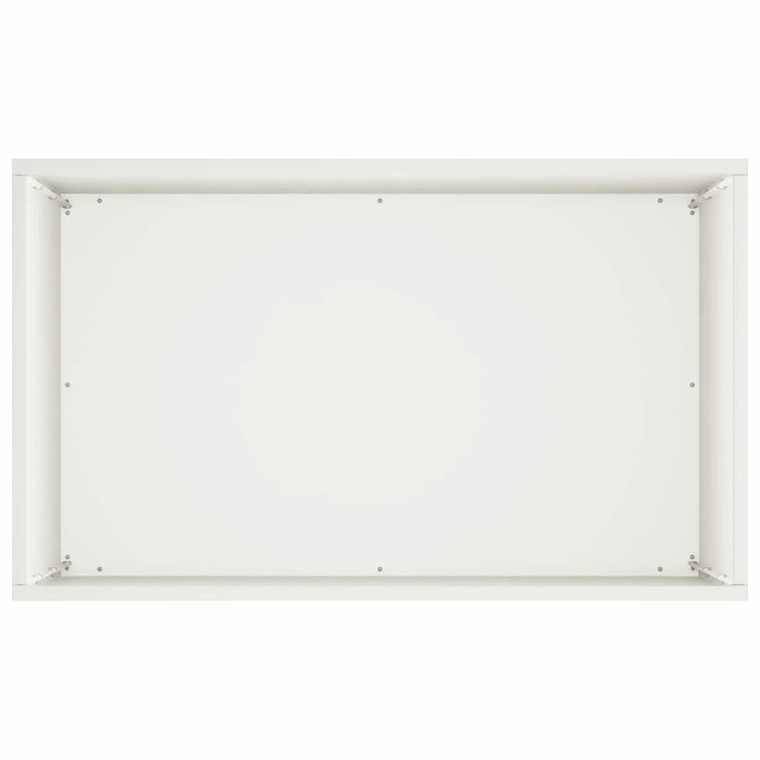 Vază pentru Grădină 2 buc. Alb 50 x 30 x 75 cm WALTI